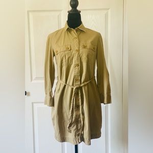 Tommy Hilfiger Shirtdress with 3/4 Sleeves Size Small